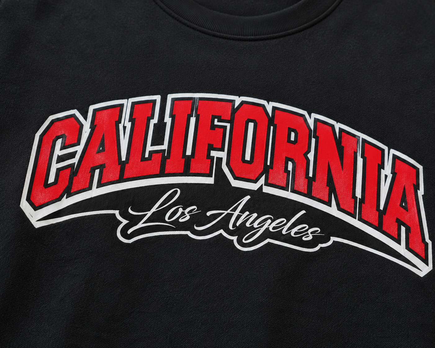 OBSIDIAN California Los Angeles Oversized Graphic T-Shirt – Black | Premium Cotton Streetwear Tee