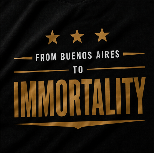 Argentina fifa world cup 2026 fan tshirt immortality Unisex Oversized Standard T-Shirt