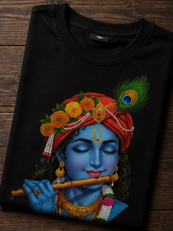 Divine Krishna™ Oversized Graphic T-Shirt