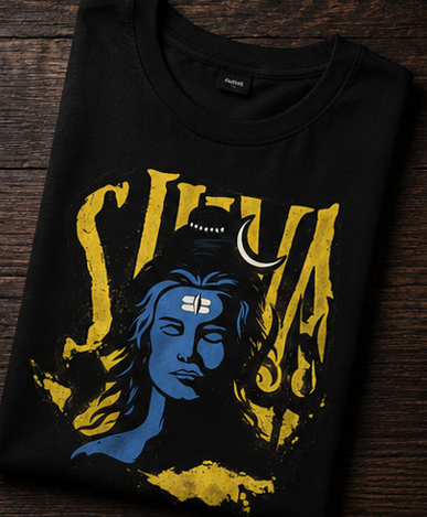 Shiva Aura™ Oversized Graphic T-Shirt