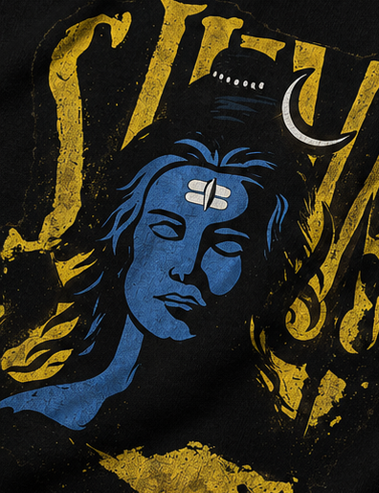 Shiva Aura™ Oversized Graphic T-Shirt