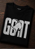 GOAT Oversized Graphic T-Shirt – Black Unisex Streetwear Tee