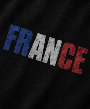 France World Cup 2026 Vintage Oversized Graphic T-Shirt – Black Unisex Football Fan Tee