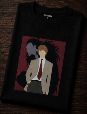 Shadow of Ambition Oversized Graphic T-Shirt – Black Unisex Streetwear Tee