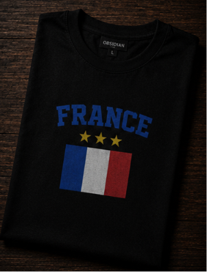 Mbappe France World Cup 2026 Oversized Graphic T-Shirt – Black Unisex Football Fan Tee