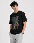 OBSIDIAN New York City Oversized Graphic T-Shirt – Black | Vintage NYC Streetwear Tee