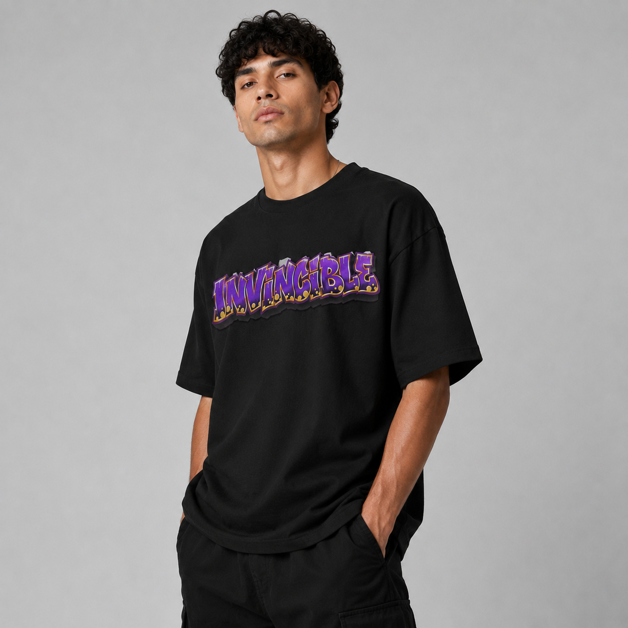 Invincible Graffiti Oversized T-Shirt