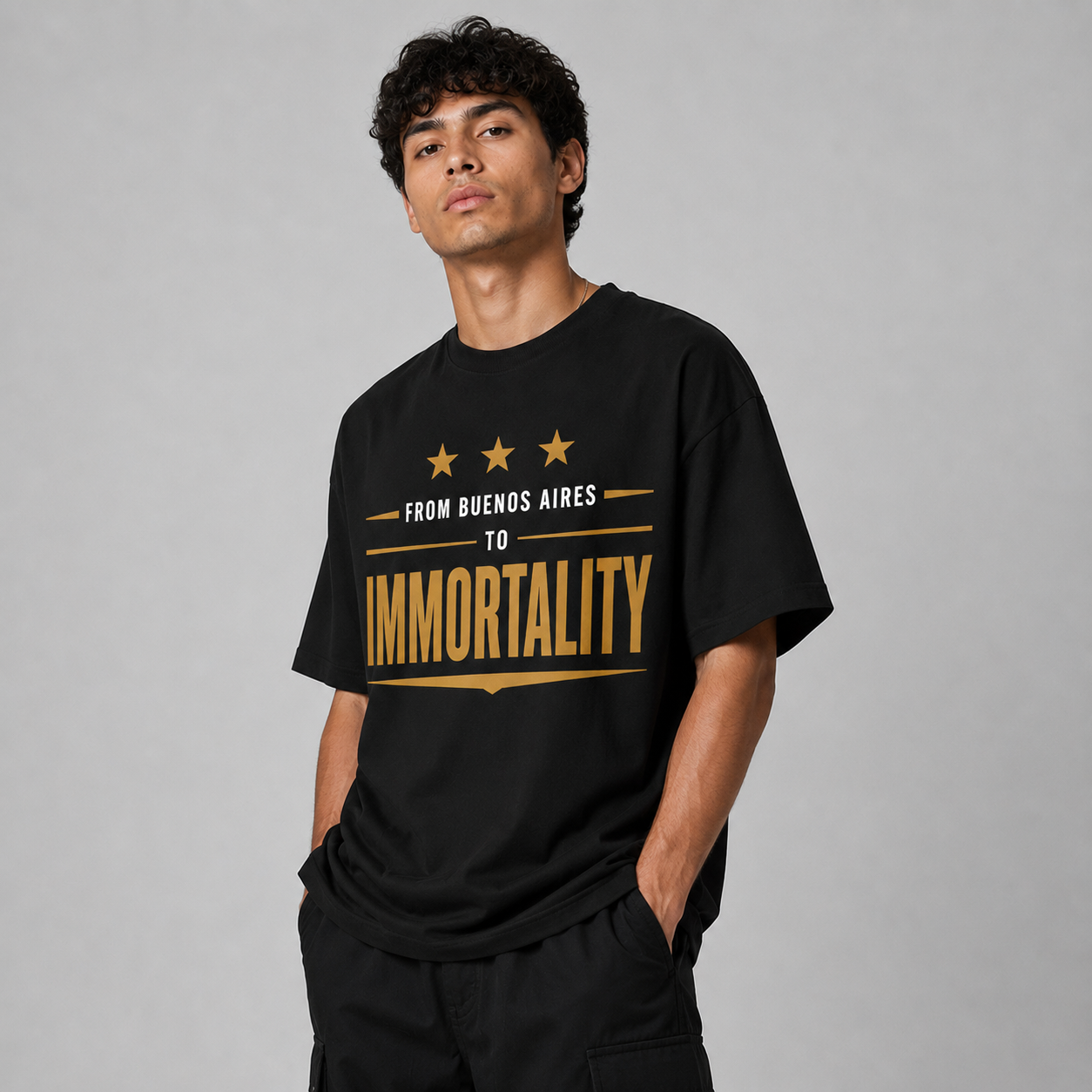 Argentina fifa world cup 2026 fan tshirt immortality Unisex Oversized Standard T-Shirt